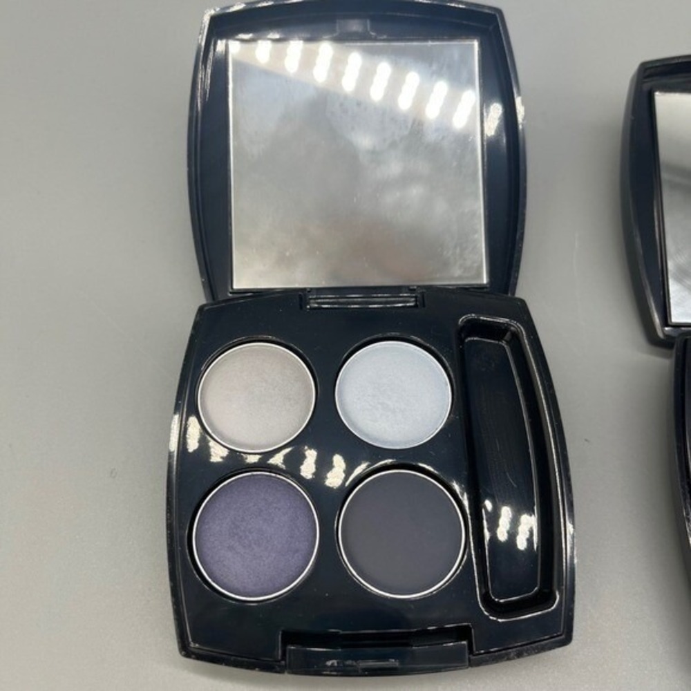 Avon True Color Eyeshadow Quad Denim Blues Q601 Makeup Palette Discontinued NOS